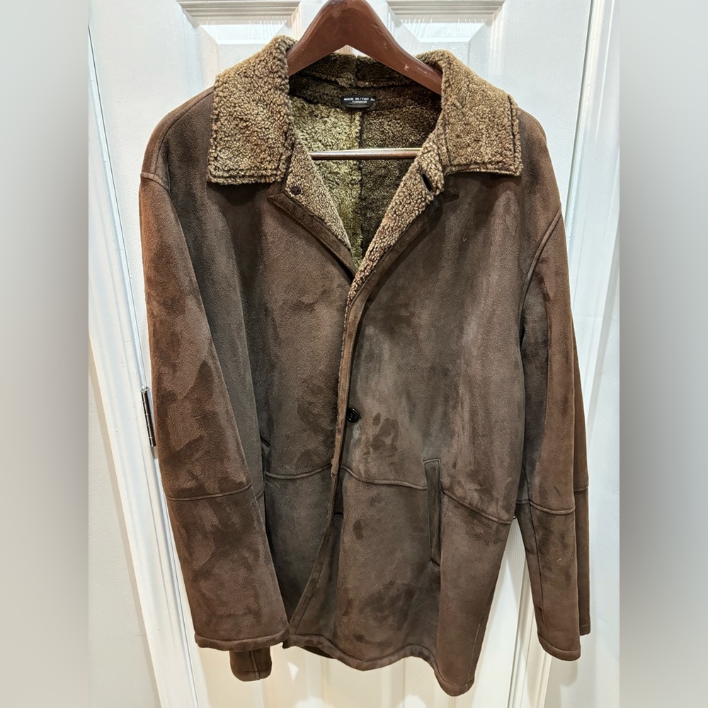 JOSEPH ABBOUD SHEARLING COAT